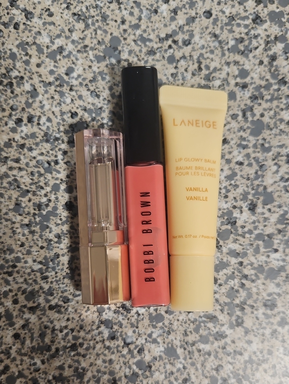 NWT Mini Lip Product Trio LANCOME, LANEIGE, BOBBI BROWN